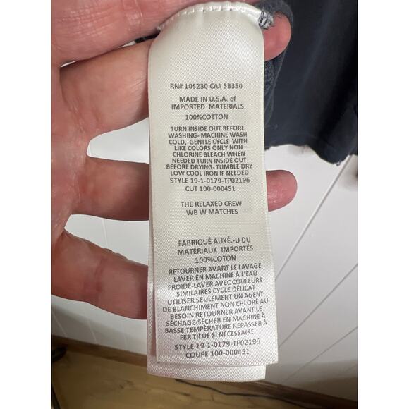 Current Elliott Intentionally Distressed Round Neck Graphic Tee Size 3/L - Picture 7 of 7